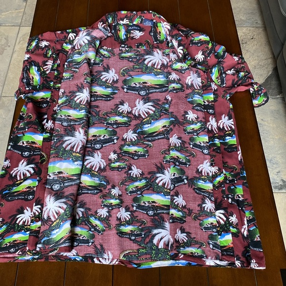 PURITAN Hawaiian Shirt 100% Rayon Size XLT/1X - Picture 5 of 11